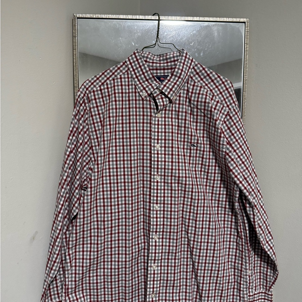 Vineyard Vines Checkered Plaid Men's Shirt